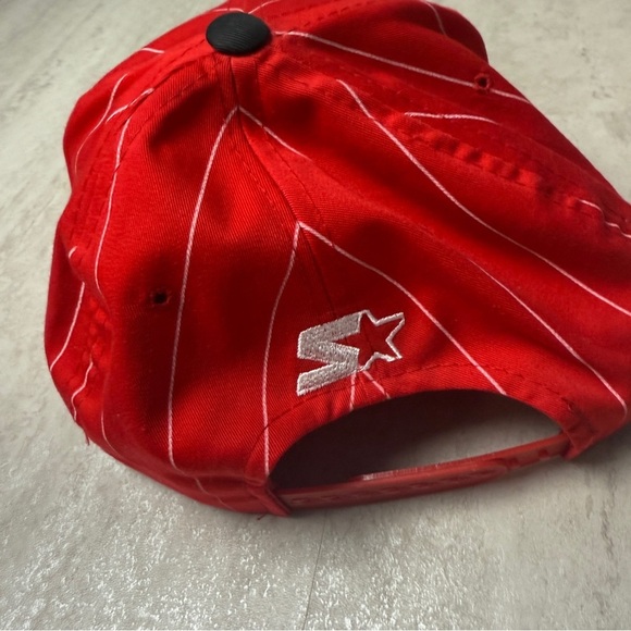 Vintage Starter UNLV Runnin' Rebels hat pinstripe rare 90's - Picture 4 of 7